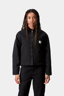 Carhartt WIP FW27 W' OG Detroit Jacket Organic Cotton Dearborn Canvas, 12 oz Black / Black rinsed