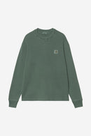 Carhartt WIP FW27 L/S Vista Waffle T-Shirt Cotton Waffle, 350 g/m² Dark Scarab garment dyed