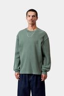 Carhartt WIP FW27 L/S Vista Waffle T-Shirt Cotton Waffle, 350 g/m² Dark Scarab garment dyed