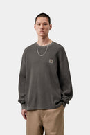 Carhartt WIP FW27 L/S Vista Waffle T-Shirt Cotton Waffle, 350 g/m² Black garment dyed