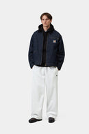 Carhartt WIP FW27 Mack Sweat Pant Cotton/Polyester Sweat, 425 g/m² Ash Heather / Blac