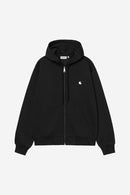 Carhartt WIP FW27 Hooded Mack Jacket Cotton/Polyester Sweat, 425 g/m² Black / Wax