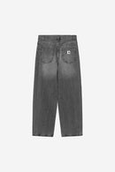Carhartt WIP FW27 W' Brandon Pant 100% Cotton 'Smith' Denim, 13.5 oz Black marble used wash