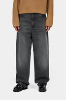 Carhartt WIP FW27 W' Brandon Pant 100% Cotton 'Smith' Denim, 13.5 oz Black marble used wash