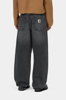Carhartt WIP FW27 W' Brandon Pant 100% Cotton 'Smith' Denim, 13.5 oz Black marble used wash