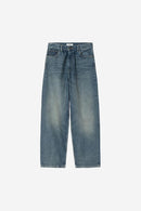 Carhartt WIP FW27 W' Brandon Pant 100% Cotton 'Smith' Denim, 13.5 oz Blue worn used wash
