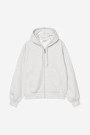 Carhartt WIP FW27 W' Hooded Casey Jacket Cotton Sweat, 420 g/m² Ash Heather / Silver