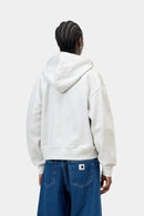 Carhartt WIP FW27 W' Hooded Casey Jacket Cotton Sweat, 420 g/m² Ash Heather / Silver