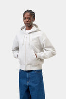 Carhartt WIP FW27 W' Hooded Casey Jacket Cotton Sweat, 420 g/m² Ash Heather / Silver