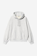 Carhartt WIP FW27 W' Hooded Casey Sweatshirt Cotton Sweat, 420 g/m² Ash Heather / Silver