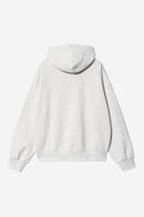 Carhartt WIP FW27 W' Hooded Casey Sweatshirt Cotton Sweat, 420 g/m² Ash Heather / Silver
