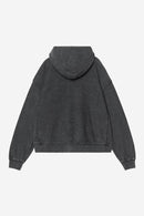 Carhartt WIP FW27 W' Hooded Lambert Sweat Cotton Sweat, 410 g/m²  Black moon wash