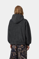Carhartt WIP FW27 W' Hooded Lambert Sweat Cotton Sweat, 410 g/m²  Black moon wash
