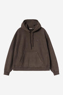 Carhartt WIP FW27 W' Hooded Lambert Sweat Cotton Sweat, 410 g/m² Tobacco moon wash