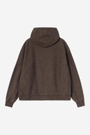 Carhartt WIP FW27 W' Hooded Lambert Sweat Cotton Sweat, 410 g/m² Tobacco moon wash