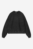Carhartt WIP FW27 W' Lambert Sweat Cotton Sweat, 410 g/m² Black moon wash