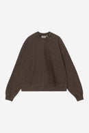 Carhartt WIP FW27 W' Lambert Sweat Cotton Sweat, 410 g/m² Tobacco moon wash