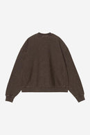 Carhartt WIP FW27 W' Lambert Sweat Cotton Sweat, 410 g/m² Tobacco moon wash