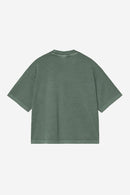 Carhartt WIP FW27 W' S/S Nelson T-Shirt Organic Cotton Single Jersey, 165 g/m² Dark Scarab garment dyed