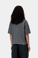 Carhartt WIP FW27 W' S/S Nelson T-Shirt Organic Cotton Single Jersey, 165 g/m² Styx garment dyed