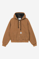 Carhartt WIP FW27 W' OG Active Jacket Organic Cotton Dearborn Canvas, 12 oz WIP H Brown rinsed