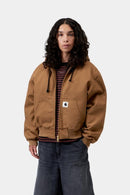 Carhartt WIP FW27 W' OG Active Jacket Organic Cotton Dearborn Canvas, 12 oz WIP H Brown rinsed