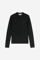 Carhartt WIP FW27 W' L/S Philipa T-Shirt Cotton/Elastane Ribbing 2X1, 245 g/m² Black