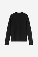 Carhartt WIP FW27 W' L/S Philipa T-Shirt Cotton/Elastane Ribbing 2X1, 245 g/m² Black