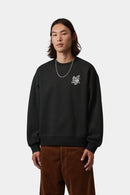 Carhartt WIP FW27  Hourglass Sweat Cotton/Polyester Sweat, 450 g/m² Black stone washed