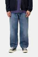 Carhartt WIP FW27 Aaron Pant 100% Cotton 'Camano' Denim, 12 oz Blue marble used wash