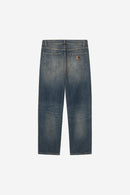 Carhartt WIP FW27 Aaron Pant 100% Cotton 'Camano' Denim, 12 oz Blue mid worn used