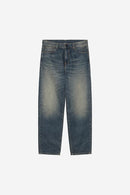 Carhartt WIP FW27 Aaron Pant 100% Cotton 'Camano' Denim, 12 oz Blue mid worn used