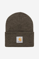 Carhartt WIP FW27 Acrylic Watch Hat 100% Acrylic, 9 gauge Shungite Heather