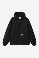 Carhartt WIP FW27 Active Jacket 100% Cotton 'Dearborn' Canvas, 11.3 oz Black rigid