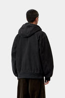 Carhartt WIP FW27 OG Active Jacket 100% Cotton 'Smith' Denim, 13.5 oz Black stone washed