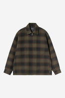 Carhartt WIP FW27 Alton Jacket PES/PES/PC/AF Twill, 13.8 oz Alton Check, Cypress