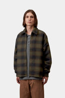 Carhartt WIP FW27 Alton Jacket PES/PES/PC/AF Twill, 13.8 oz Alton Check, Cypress