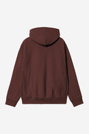 Carhartt WIP FW27 Hooded American Script Sweat Cotton/Polyester Sweat, 420 g/m² Amarone