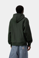 Carhartt WIP FW27 Hooded American Script Sweat Cotton/Polyester Sweat, 420 g/m² Raven