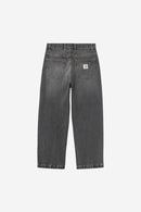 Carhartt WIP FW27 Brandon Pant 100% Cotton 'Smith' Denim, 13.5 oz Black marble used wash
