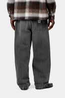 Carhartt WIP FW27 Brandon Pant 100% Cotton 'Smith' Denim, 13.5 oz Black marble used wash