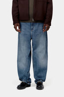 Carhartt WIP FW27 Brandon Pant 100% Cotton 'Smith' Denim, 13.5 oz Blue marble used wash