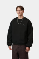 Carhartt WIP FW27 Ebbert Sweat Cotton/Polyester Sweat, 530 g/m² Black / White