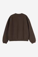 Carhartt WIP FW27 Ebbert Sweat Cotton/Polyester Sweat, 530 g/m² Tobacco / White