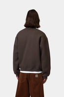 Carhartt WIP FW27 Ebbert Sweat Cotton/Polyester Sweat, 530 g/m² Tobacco / White