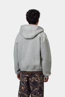 Carhartt WIP FW27 Hooded Ebbert Jacket Cotton/Polyester Sweat, 530 g/m² Grey Heather / Whit
