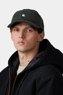 Carhartt WIP FW27 Harlem Cap 100% Cotton, 10.2 oz  Raven / White