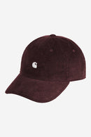 Carhartt WIP FW27 Harlem Cap 100% Cotton, 10.2 oz Amarone / White