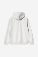 Carhartt WIP FW27 Hooded Chase Jacket Cotton/Polyester Sweat, 440 g/m² Ash Heather / Gold