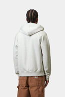 Carhartt WIP FW27 Hooded Chase Jacket Cotton/Polyester Sweat, 440 g/m² Ash Heather / Gold